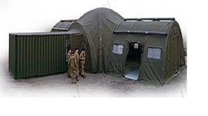 אוהל מתנפח טקטי צבאי